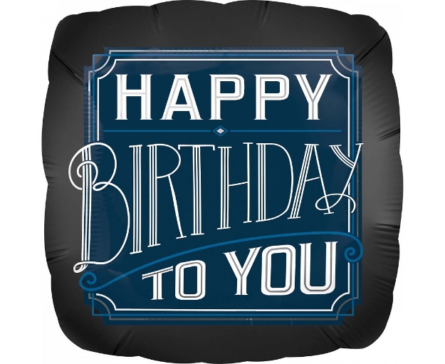 Picture of Foil balloon Ηappy birthday square