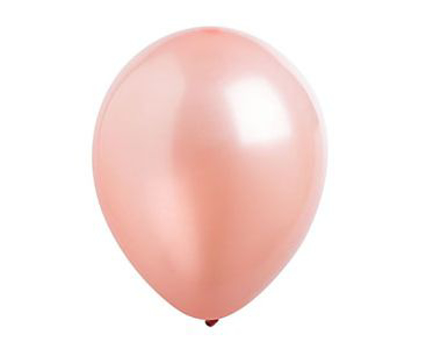 Mini μπαλόνια - Ροζ χρυσό (10τμχ)