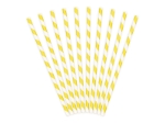 Picture of Paper straws - Yellow stripes (10pcs)