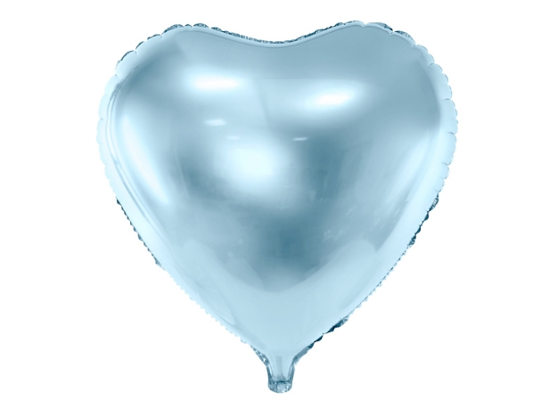 Μπαλόνι Foil σε σχήμα Καρδιά - Γαλάζιο