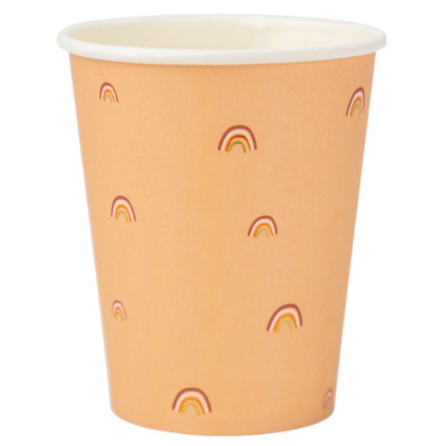Picture of Paper cups - Boho rainbow 