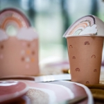 Picture of Paper cups - Boho rainbow 