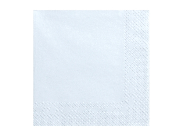 Picture of Paper napkins - Light sky blue (20pcs)