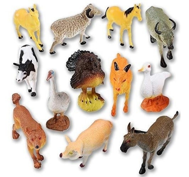 Picture of Mini figures - Farm animals (12pcs)