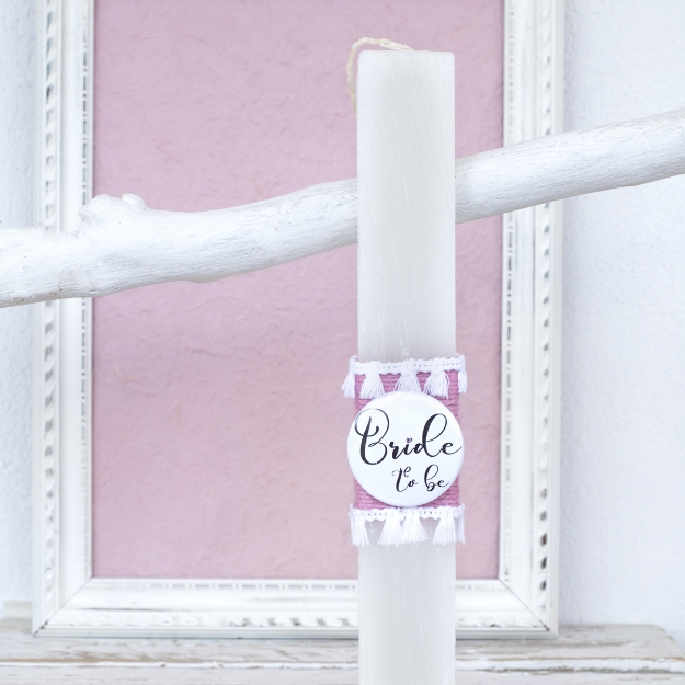Picture of Easter candle - Bride to be