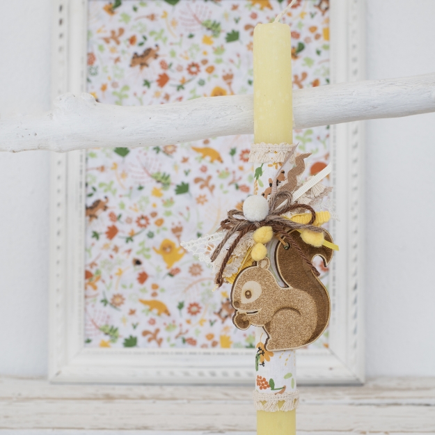 Picture of Easter candle - Squirrel
