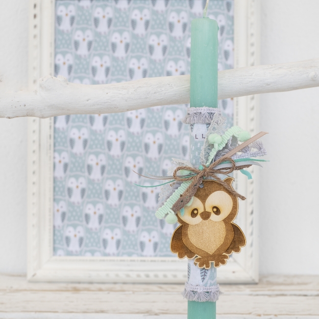 Picture of Easter candle - Owl