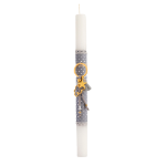 Picture of Easter candle - Gold cloud