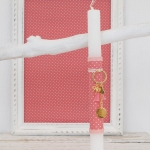 Picture of Easter candle - Gold live laugh love