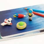 Picture of Set of 4 erasers - Space