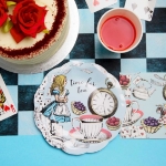 Picture of Side paper plates - Alice in Wonderland (12pcs)