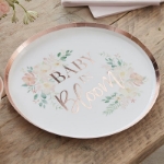 Picture of Dinner paper plates - Baby in bloom (8pcs)