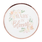 Picture of Dinner paper plates - Baby in bloom (8pcs)