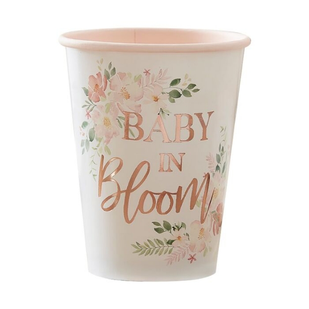 Picture of Paper cups - Baby in bloom (8pcs)