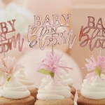 Διακοσμητικά για cupcakes - Baby in bloom
