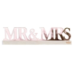 Picture of Rose Gold Acrylic Mr And Mrs Sign