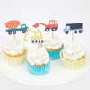 Θήκες και διακοσμητικά για cupcakes - Construction  (Meri Meri)