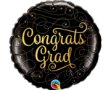 Εικόνα της Μπαλόνι foil αποφοίτησης - Congrats Grad μαύρο