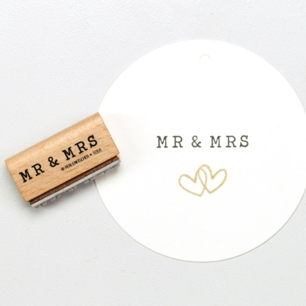 Picture of Rubber Stamp Mr & Mrs