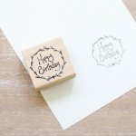 Picture of Rubber Stamp Happy Birthday