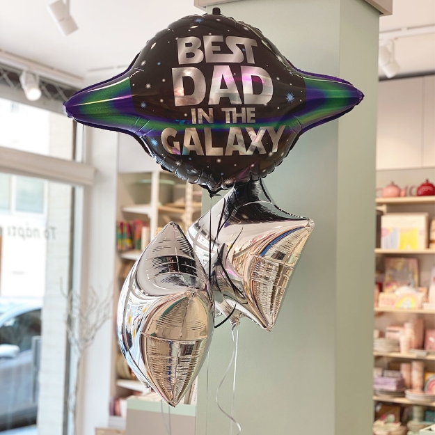 Picture of Set Foil Balloons BEST DAD (only pick them up from our store in Thessaloniki)