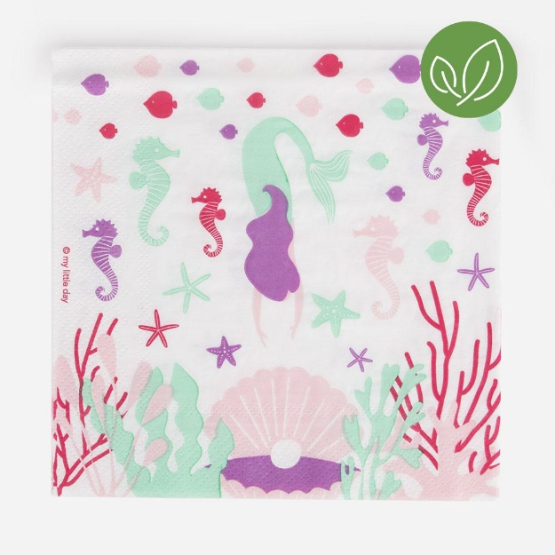 Picture of Paper Napkins -  Mermaid (20pcs)