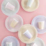 Picture of Dinner paper plates - Pastel (8pcs)