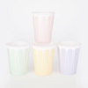 Picture of Paper cups - Pastel and white (8pcs)