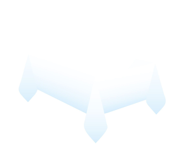 Picture of Table Cover - Light blue ombre