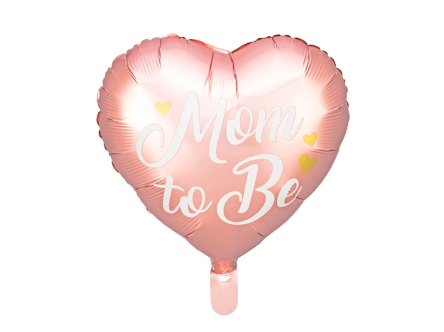 Picture of Foil Balloon Heart - Μom to be pink