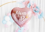 Μπαλόνι Foil καρδιά - Mom to be ροζ 