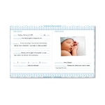 Picture of Babybook chevron light blue