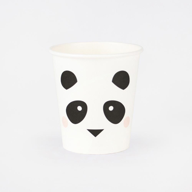 Picture of Paper cups - Panda (8pcs)