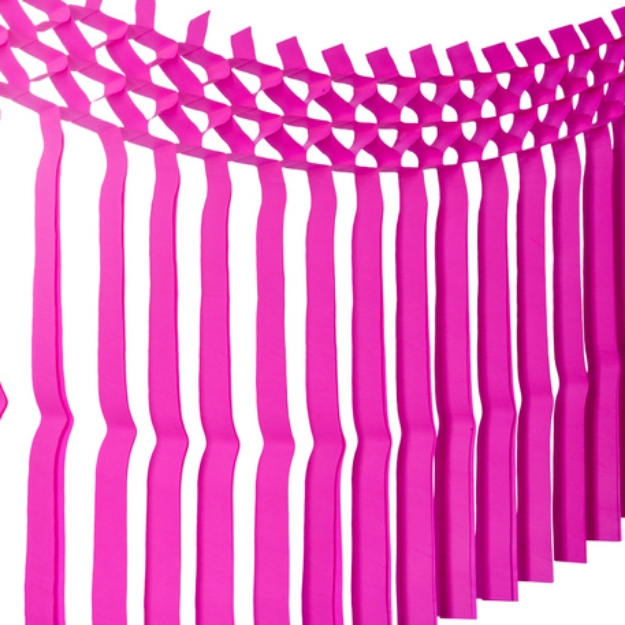 Picture of Garland fringe-Fuchsia