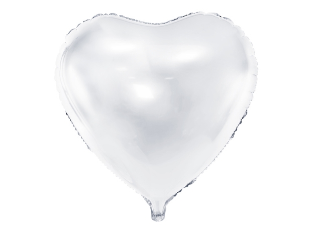 Picture of Heart Balloon - White (L)