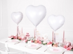 Μπαλόνι Foil σε σχήμα Καρδιά - Λευκό (L)