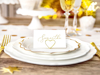 Picture of Place card holders - Gold heart