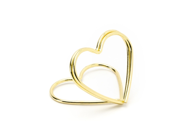 Picture of Place card holders - Gold heart