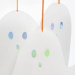 Picture of Hanging Decoration - Ghosts (10pcs)  (Meri Meri)