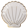 Picture of Paper Plates (18cm) - Seashell 