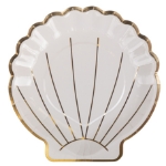 Picture of Paper Plates (18cm) - Seashell 