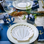 Picture of Paper Plates (18cm) - Seashell 