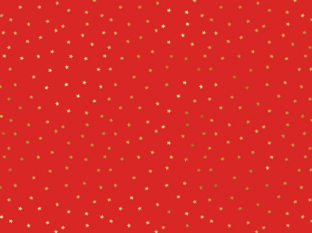 Picture of Wrapping paper - Red with stars (2m x 70cm)