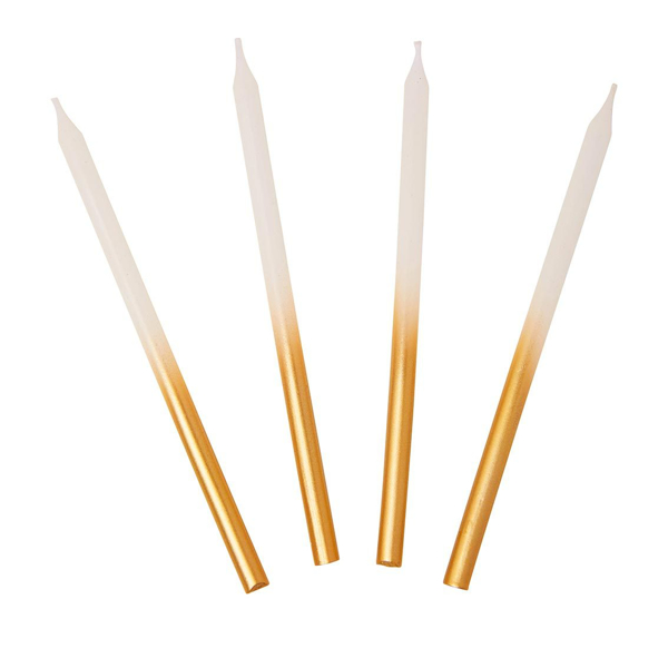 Picture of Candles - White and gold