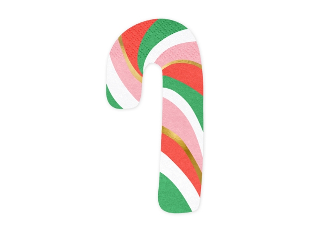 Picture of Paper napkins - Candy cane (20pcs)