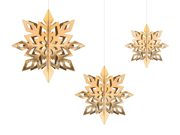 Picture of Hanging decoration snowflakes (6pcs)