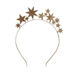 Picture of Metal headband - Gold stars 