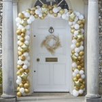 Picture of Christmas door mini balloon garland - Stars