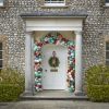 Picture of Christmas door mini balloon garland - Candy cane