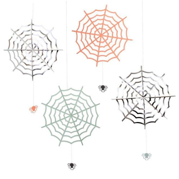 Picture of Hanging Decoration - Cobwebs (4 pcs)  (Meri Meri)